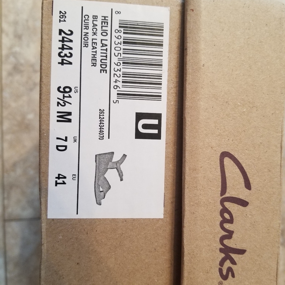 Clarks wedges size 9.5